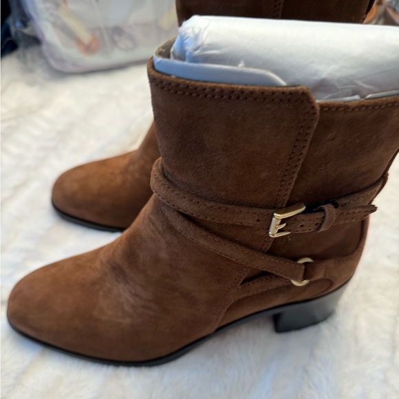 Rag & Bone Boots Hazel Brown Suede Booties New Without Box Size 7.5 and 8 Women - Picture 13 of 14